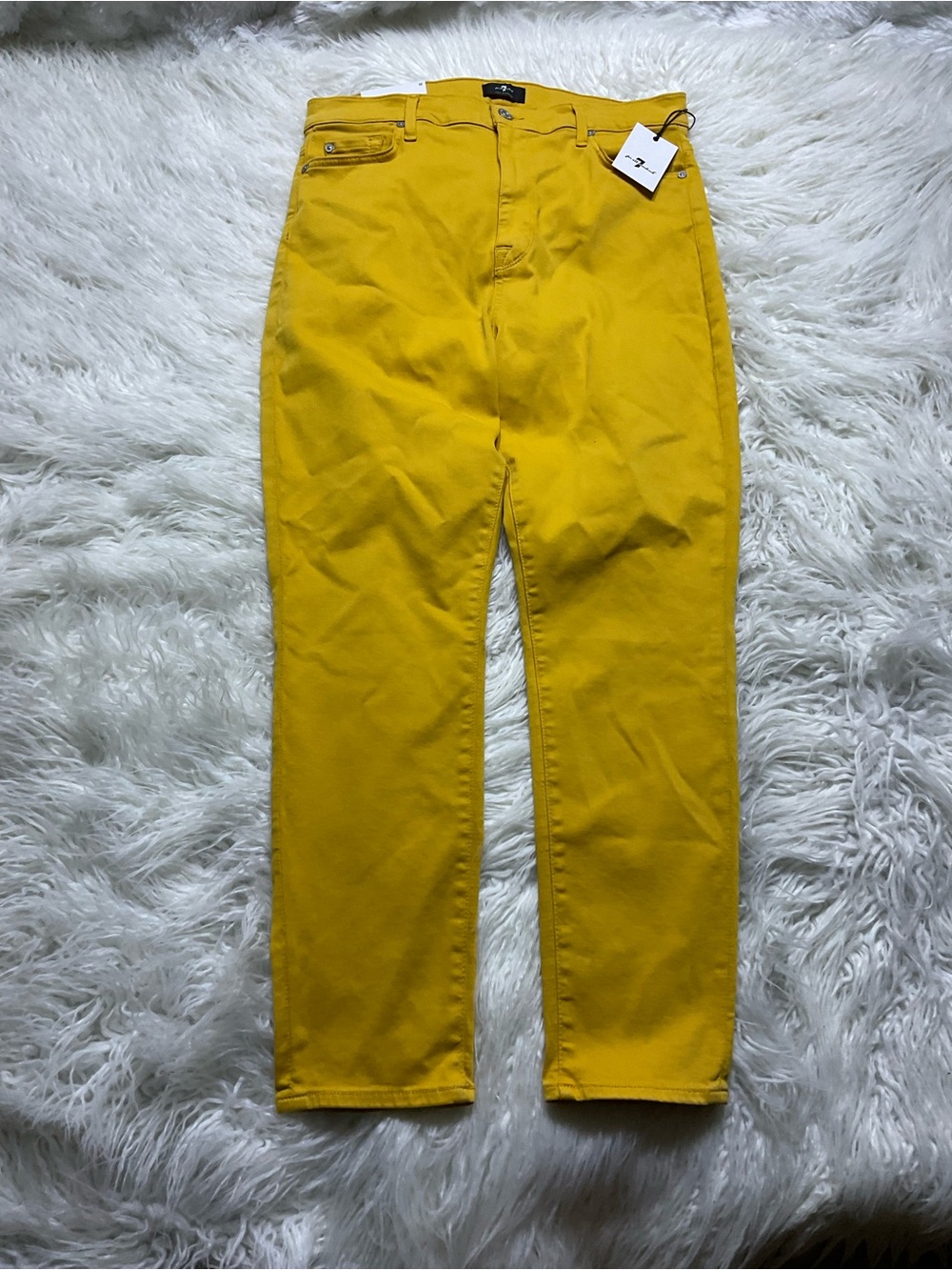 NWT 7FAM Super Skinny High Waist Ankle Skinny Jeans